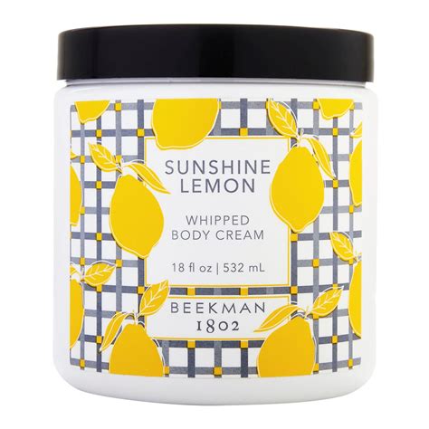 beekman 1802 body cream|beekman sunshine lemon body cream.